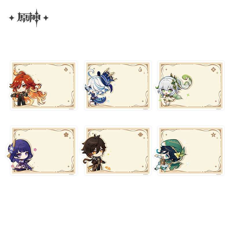Teyvat Exhibition Series Chibi Fridge Magnet