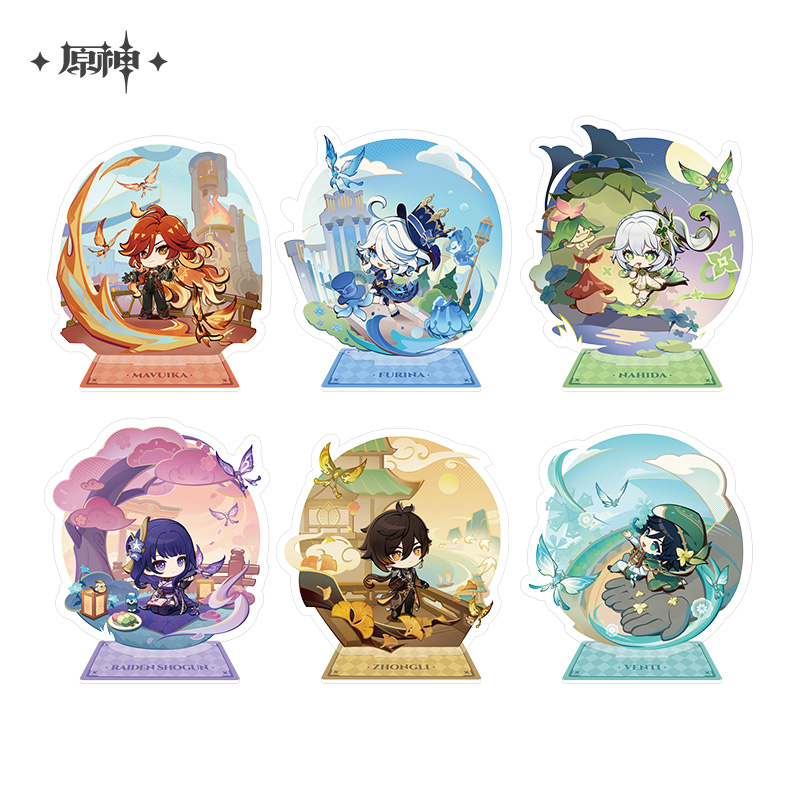 Teyvat Exhibition Series Chibi Acrylic Stand