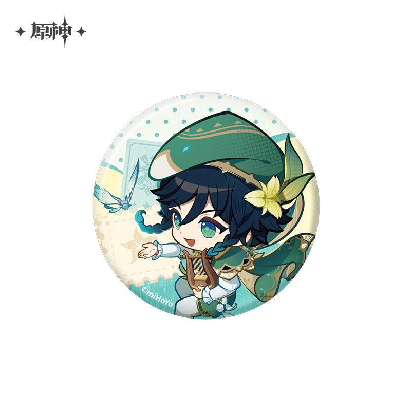 Teyvat Exhibition Series Chibi Badge