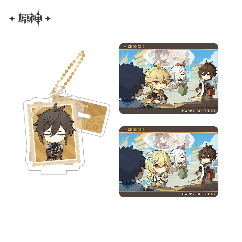 Cherished Moments Series Chibi Acrylic Stand and Card Holder Set Vol.5