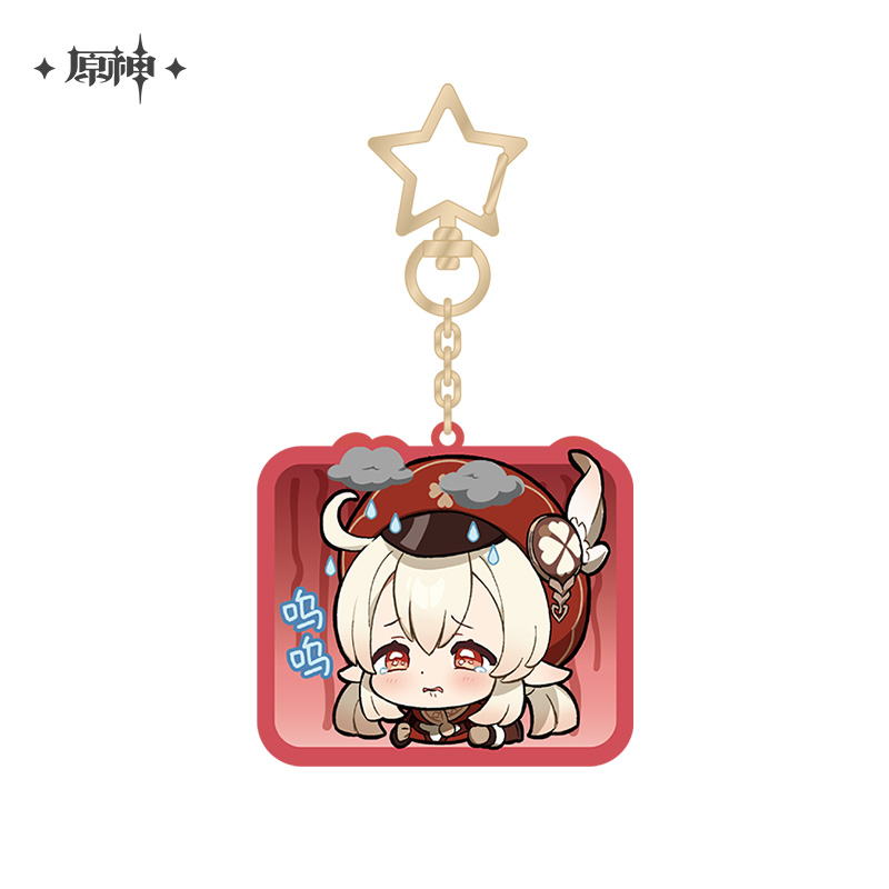 Mondstadt Emoticon Series Chibi Acrylic Keychain