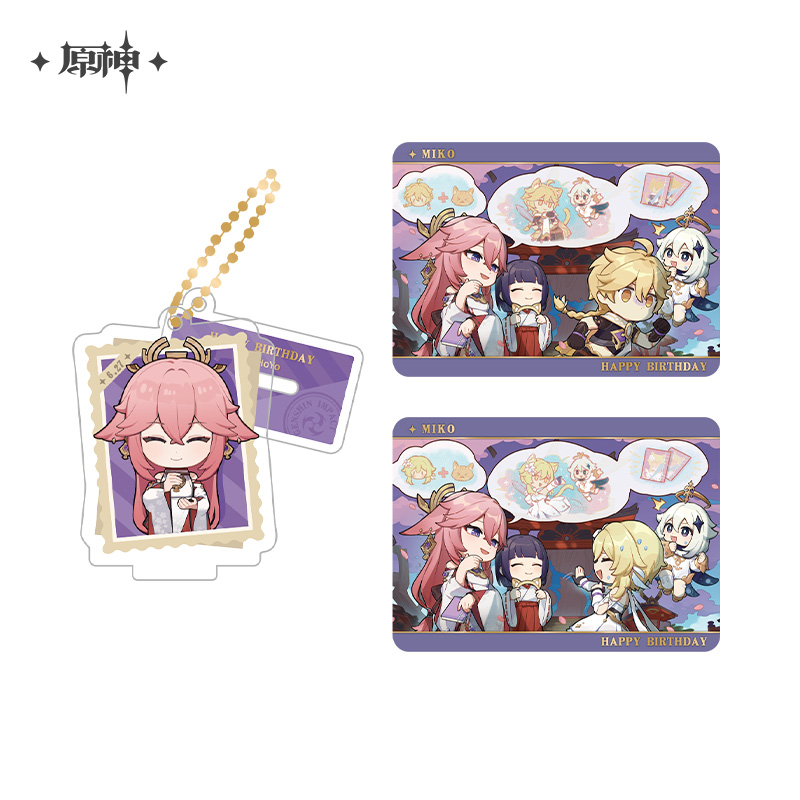 Cherished Moments Series Chibi Acrylic Stand and Card Holder Set Vol.2