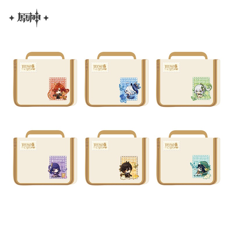 Teyvat Exhibition Series Chibi Toiletry Bag