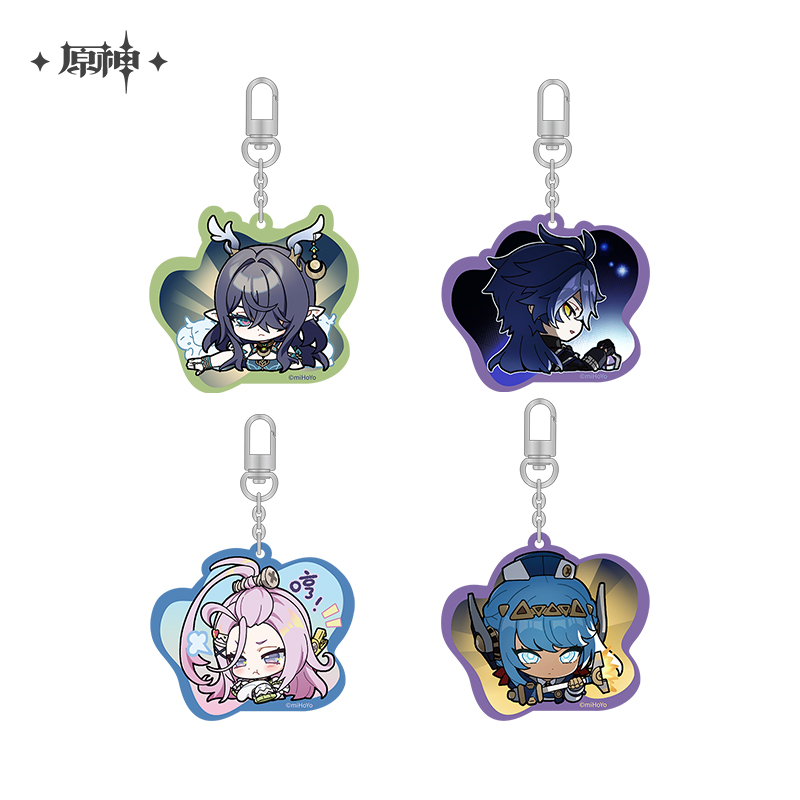 Nod-Krai Emoticon Series Chibi Acrylic Keychain