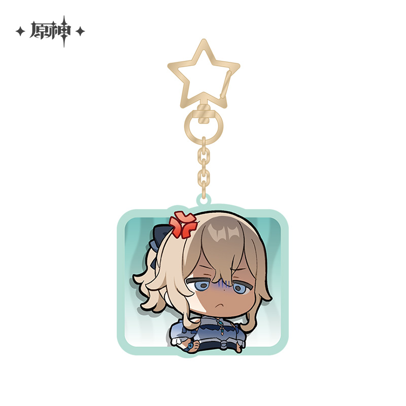 Mondstadt Emoticon Series Chibi Acrylic Keychain