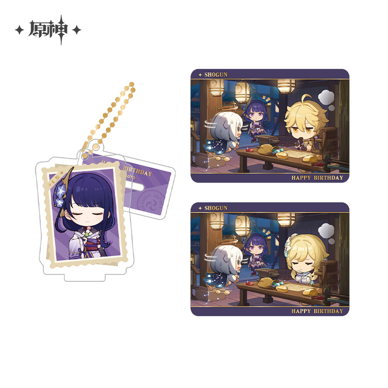 Cherished Moments Series Chibi Acrylic Stand and Card Holder Set Vol.2