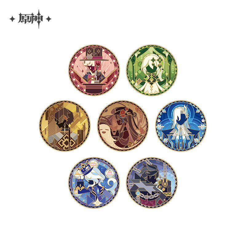Iridescence Invitation Series Metal Badge