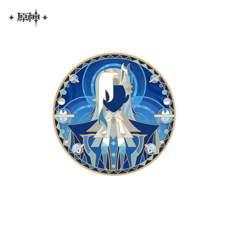 Iridescence Invitation Series Metal Badge