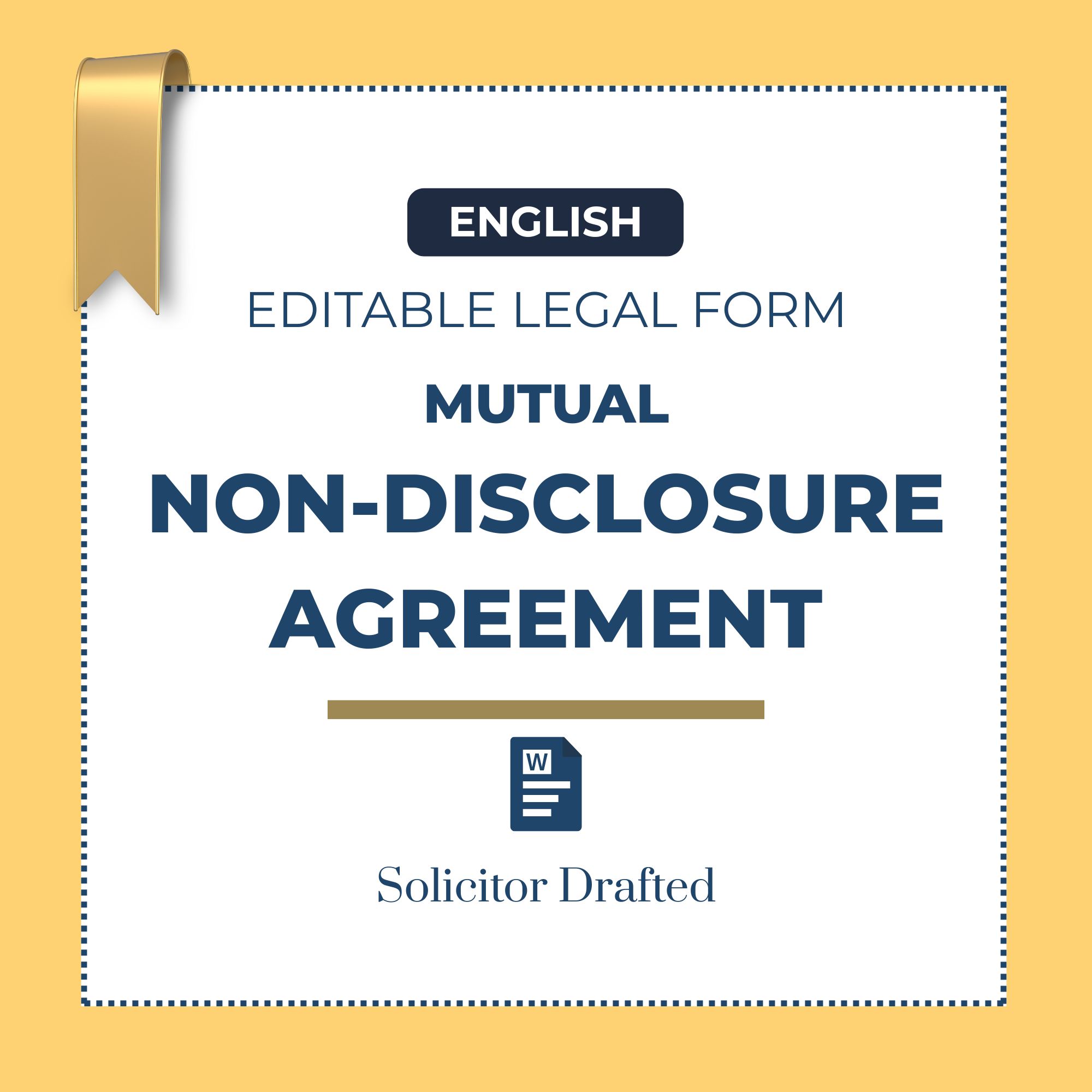 English Mutual Non-Disclosure Agreement