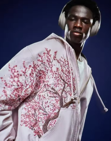 Floral Printed Hoodie