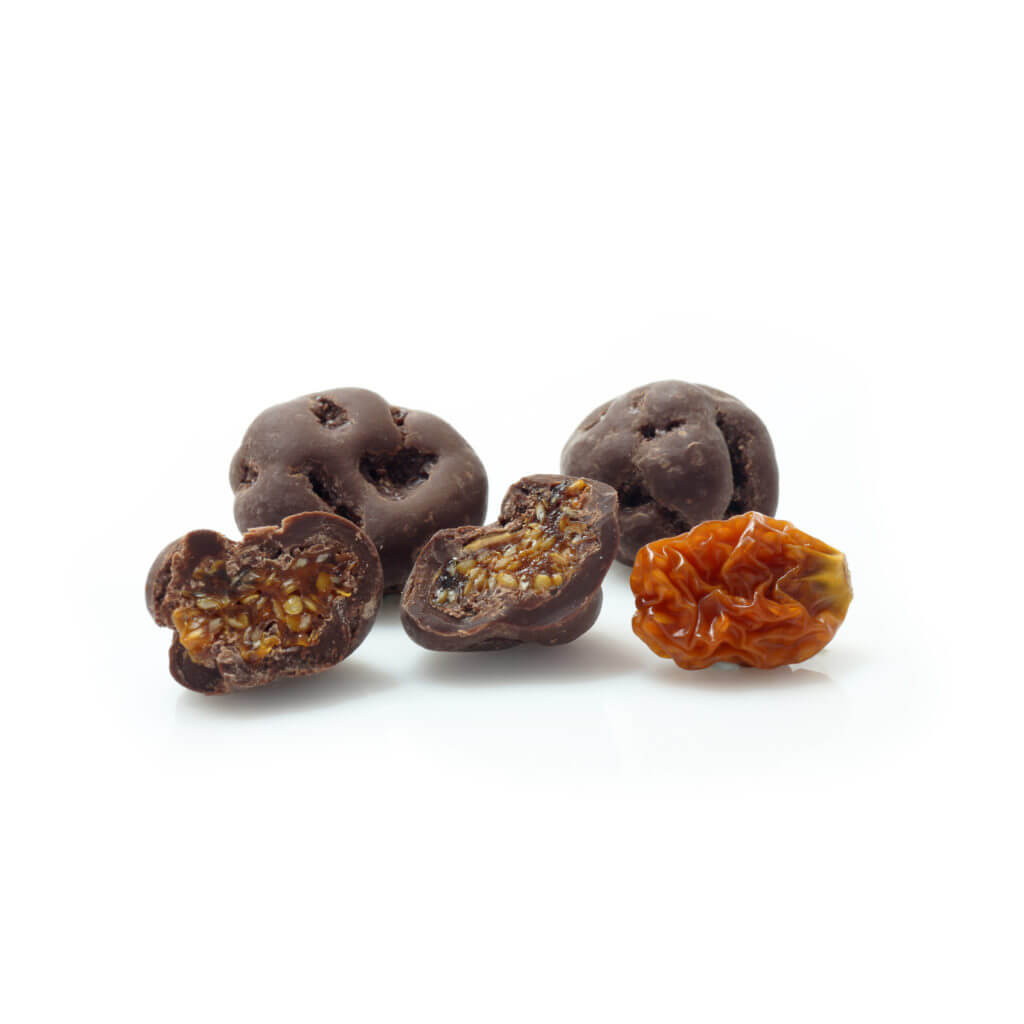 Inkabeeren in Rohschokolade