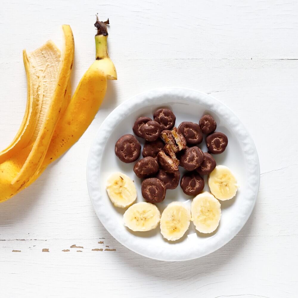 Bananen in Rohschokolade 70% 