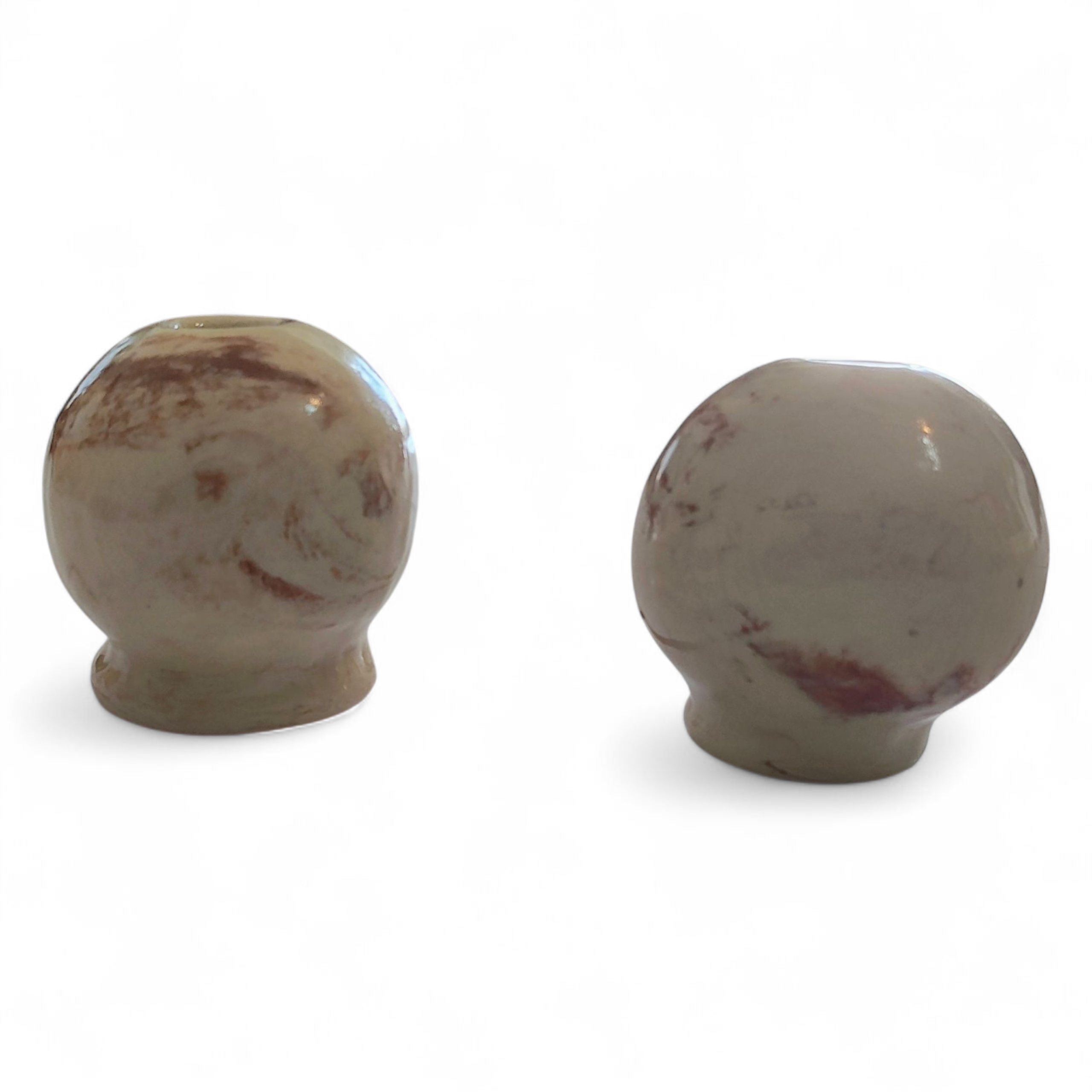 Dúo de Minis Jarrones de Cerámica 