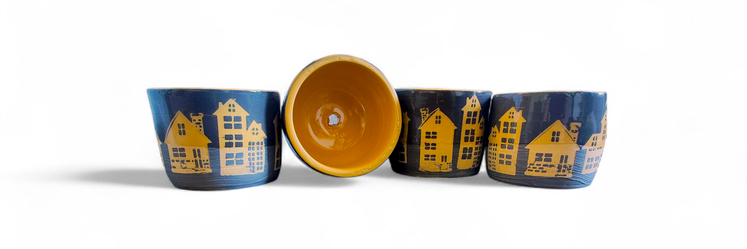 Set de 2 macetas para cactus y suculentas 