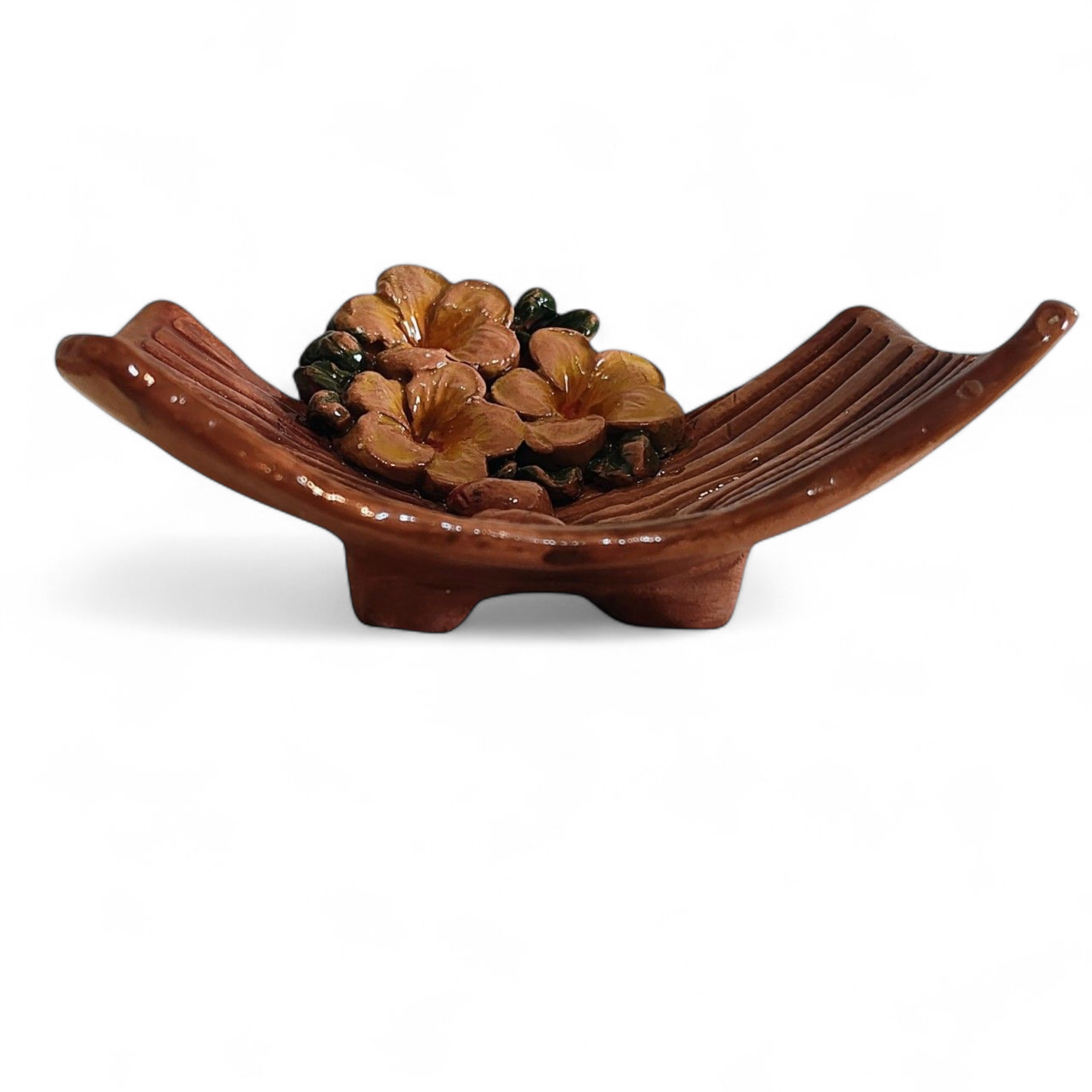 Porta Incienso de Cerámica Hecho a Mano  