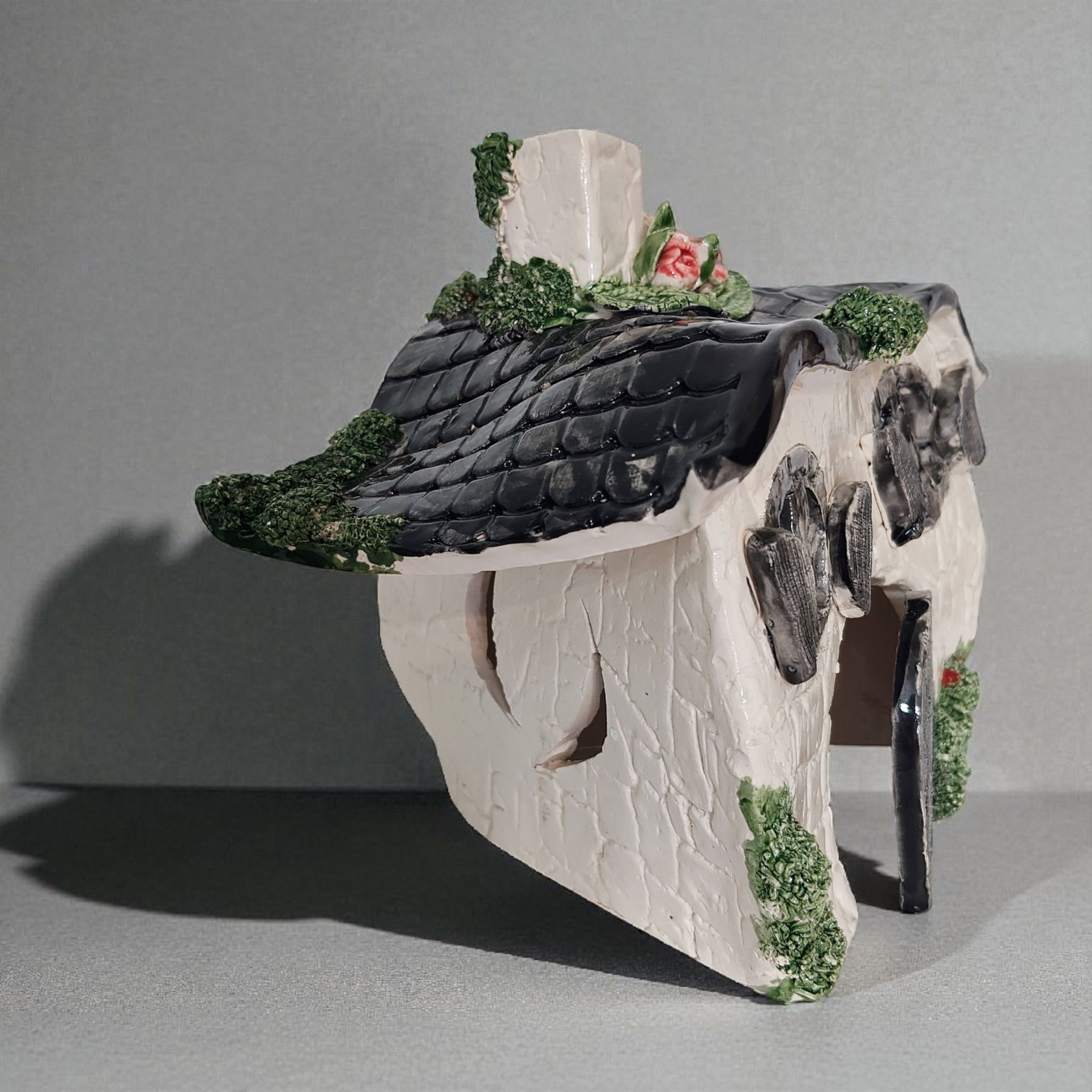 Casita del Bosque de Cerámica con Luz USB