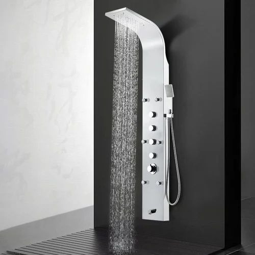 Modern Chrome Shower Panel System