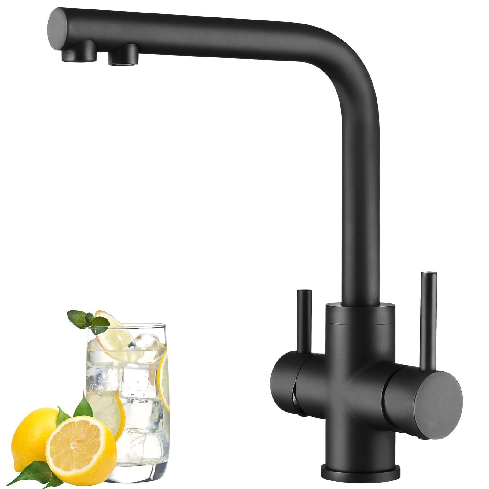 Matte Black Kitchen Faucet