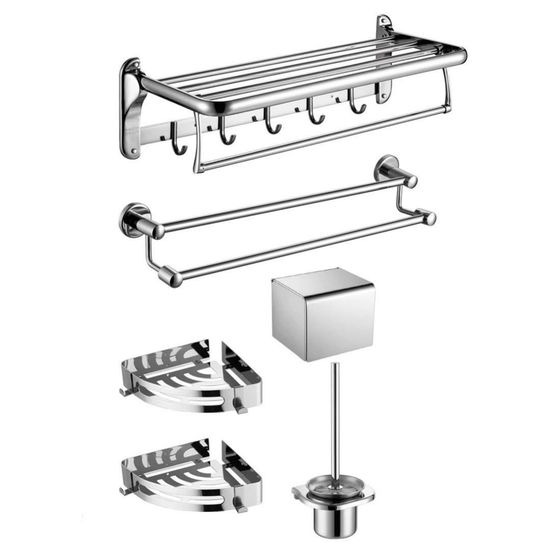 Stainless Steel Bathroom Accessory Set