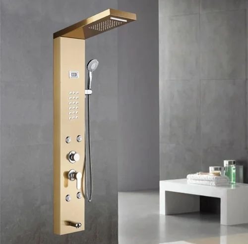 Luxury Gold Shower Panel