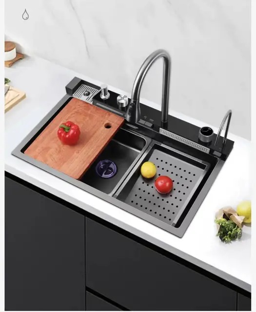Modern Multifunctional Kitchen Sink 55*65cm