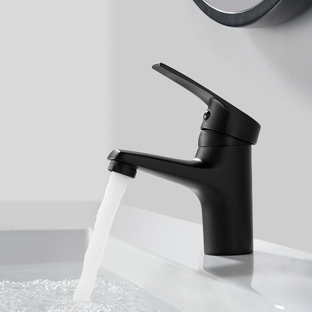 Matte Black Bathroom Faucet