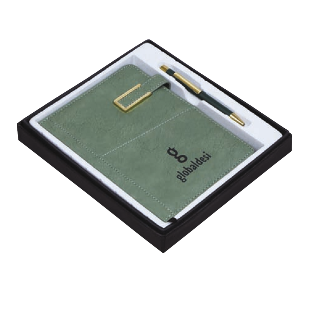 2 Pcs Executive Pen & Notebook Set in a Corrugated Box - LGI - 4505