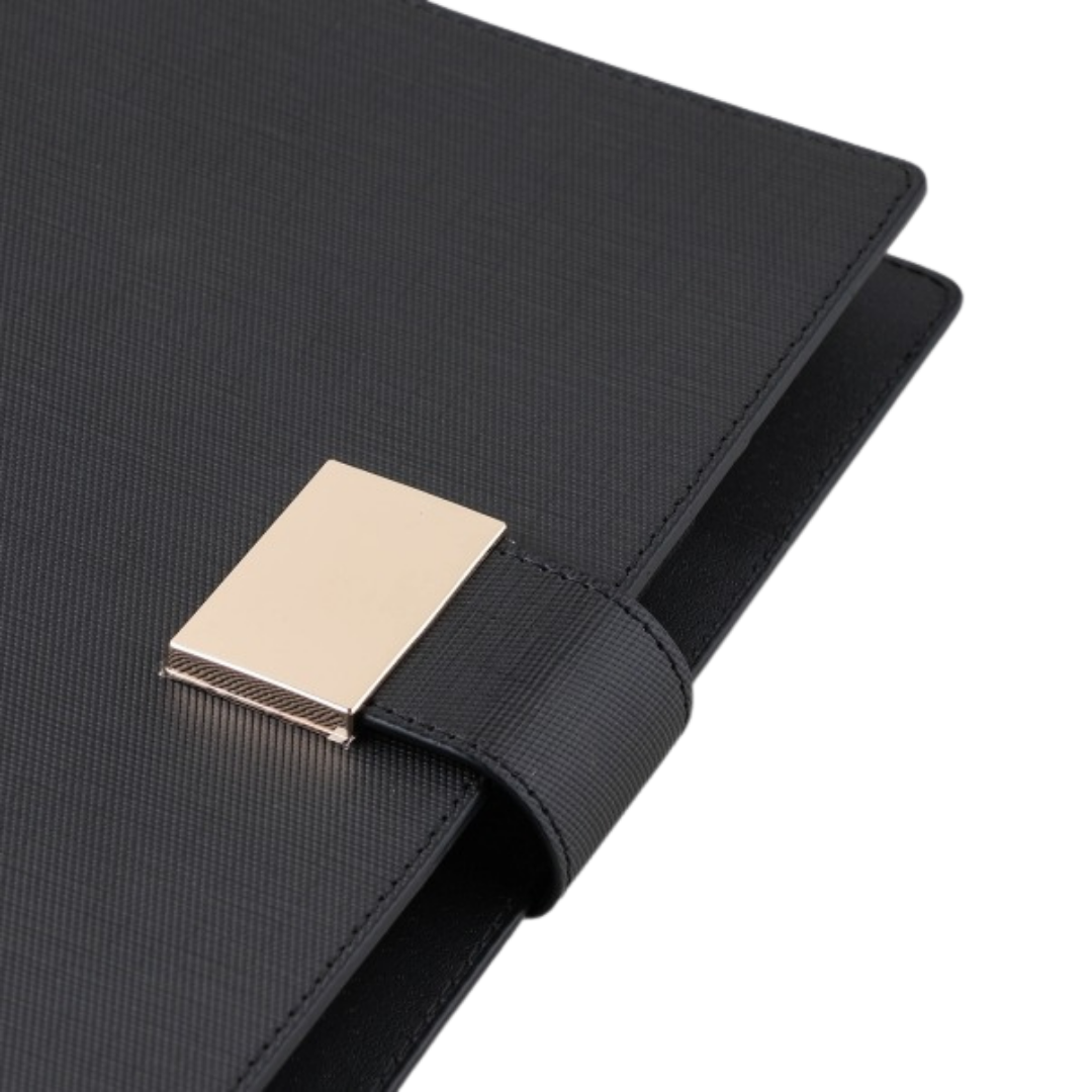 A5 Notebook Folder Exclusive Range Gold Lock | LGI - 424