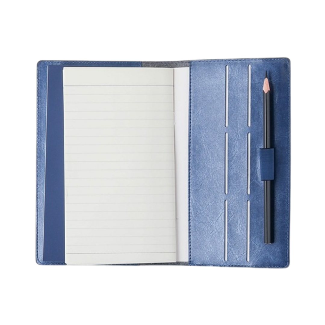 Personal Notes Folder Exclusive Range Elastic  Color: Brown & Blue | LGI - 426
