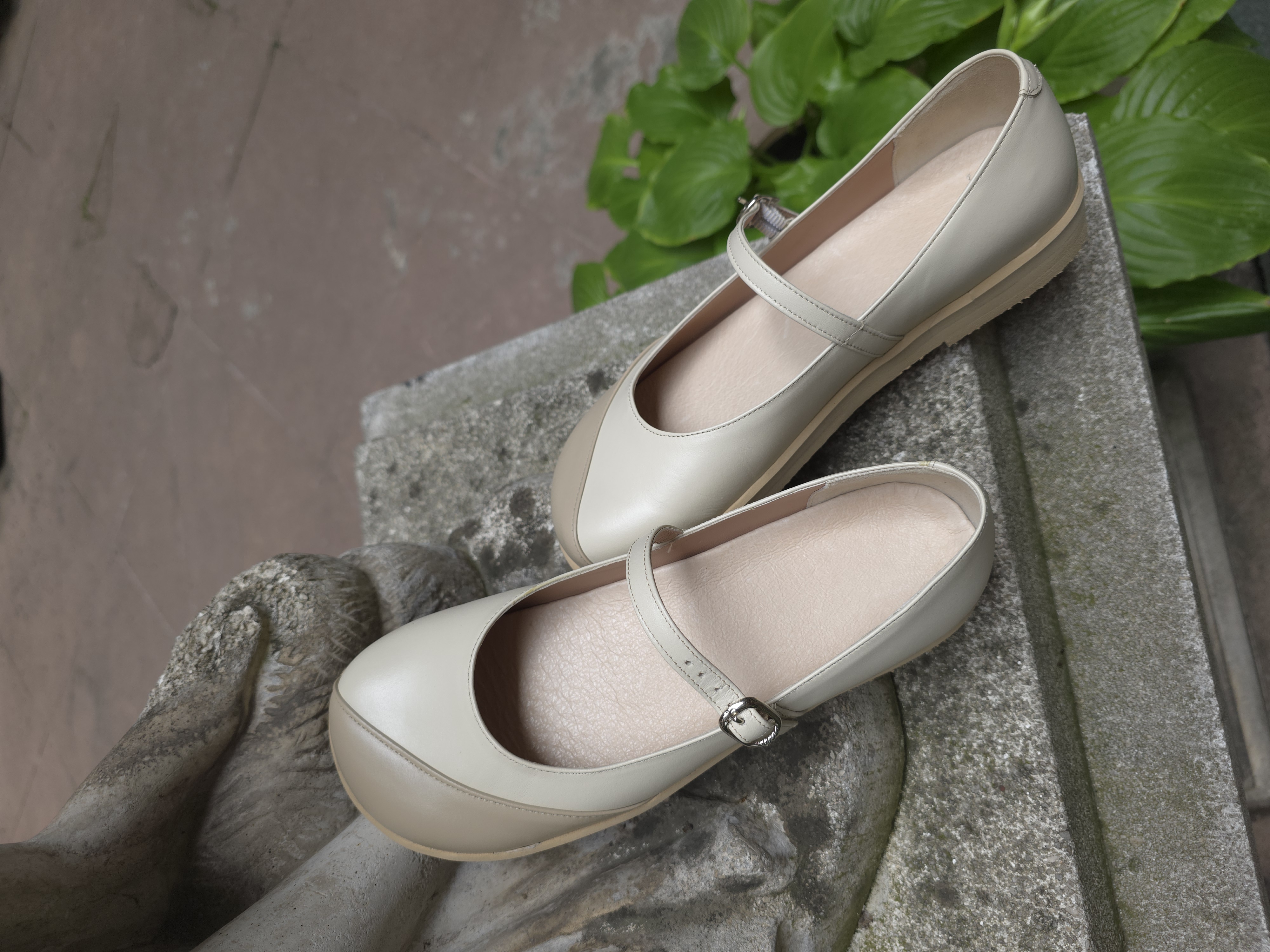'Grey latte' pántos balerina (várólista)