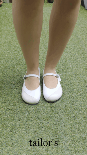 'Fehér csoki' pántos balerina