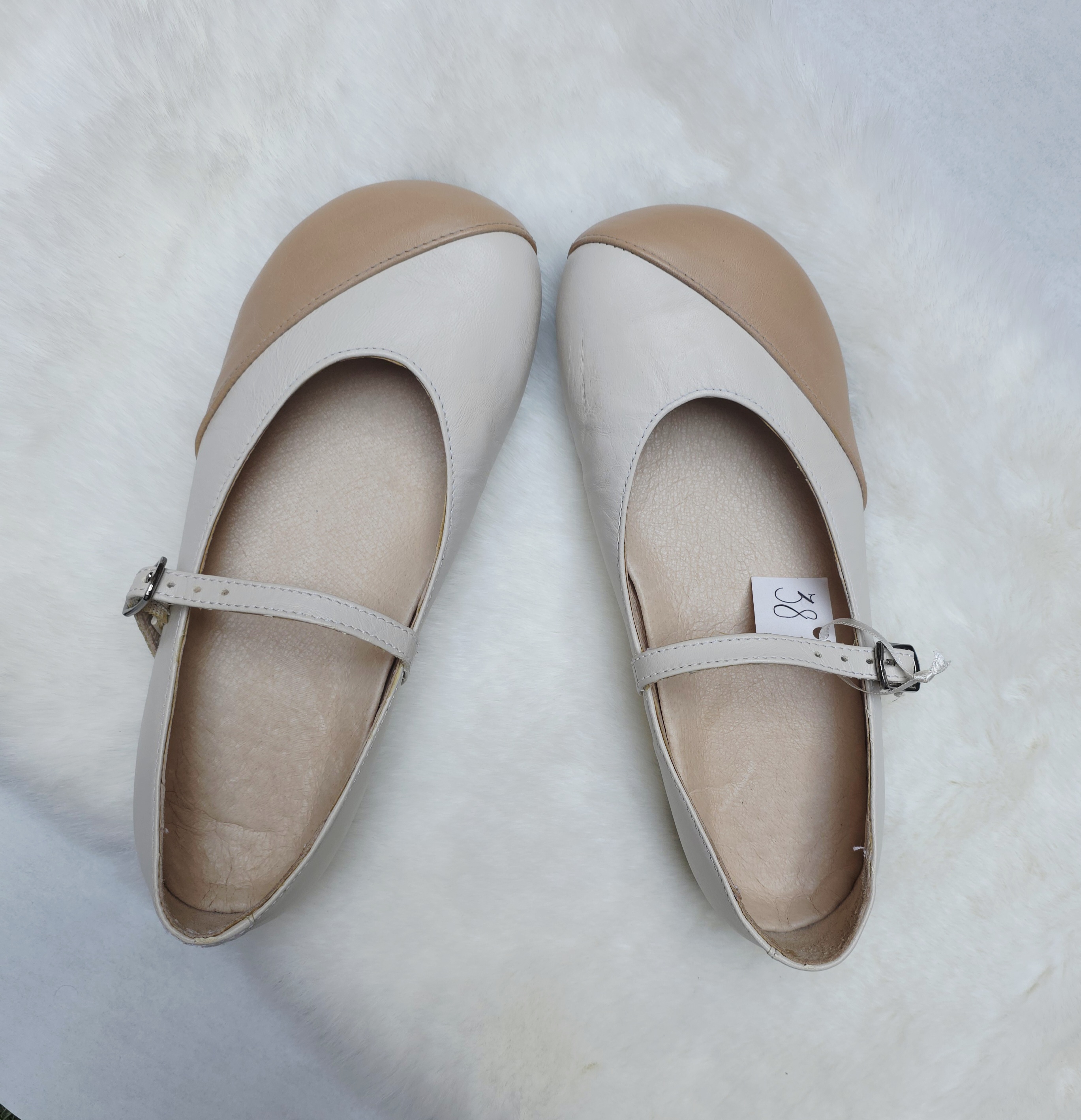 'Latte' pántos balerina (38)