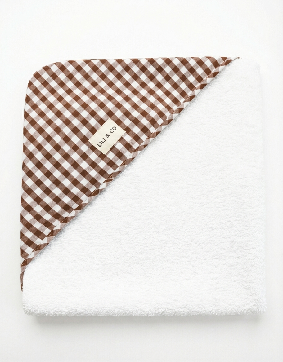 Capa de Baño Vichy: El Abrazo Más Suave tras el Baño.