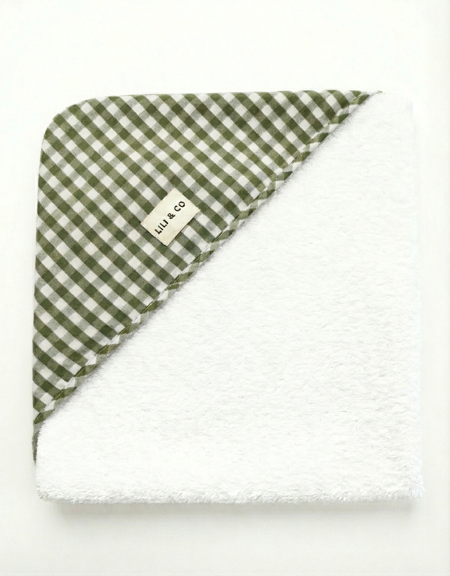 Capa de Baño Vichy: El Abrazo Más Suave tras el Baño.