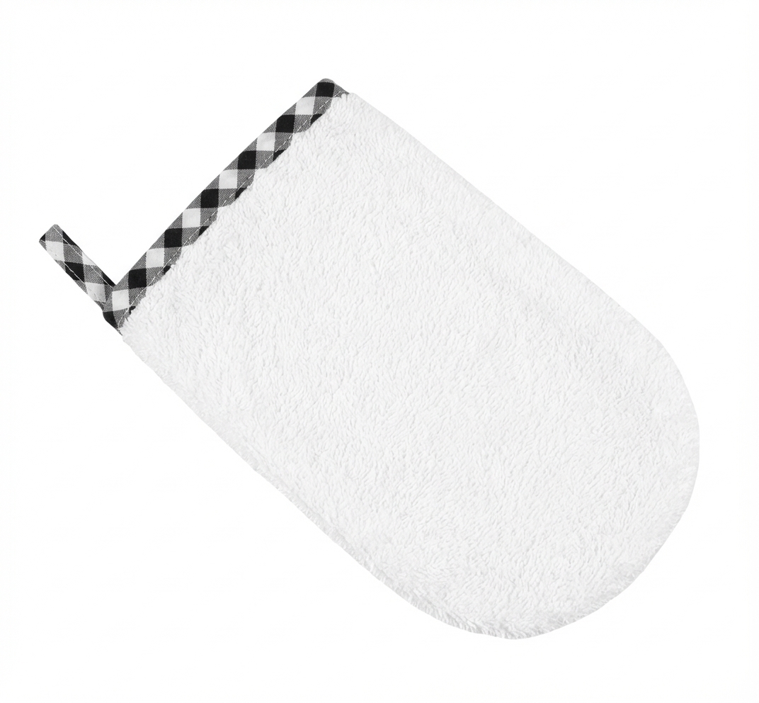 Manopla de Baño Vichy: Caricias de Algodón.