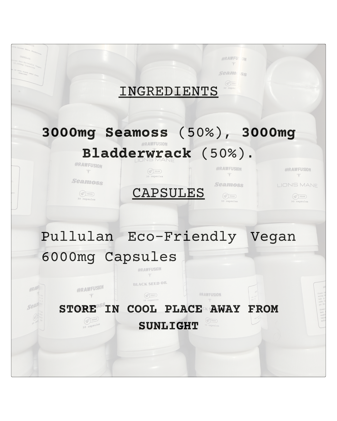Seamoss & Bladderwrack Capsules