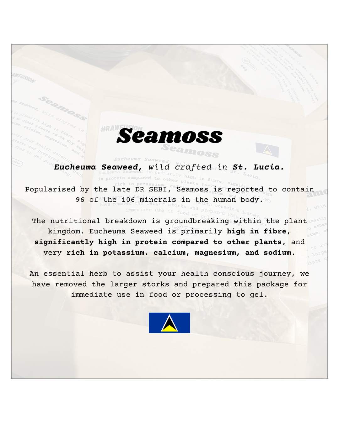 Gold Echueuma Seamoss