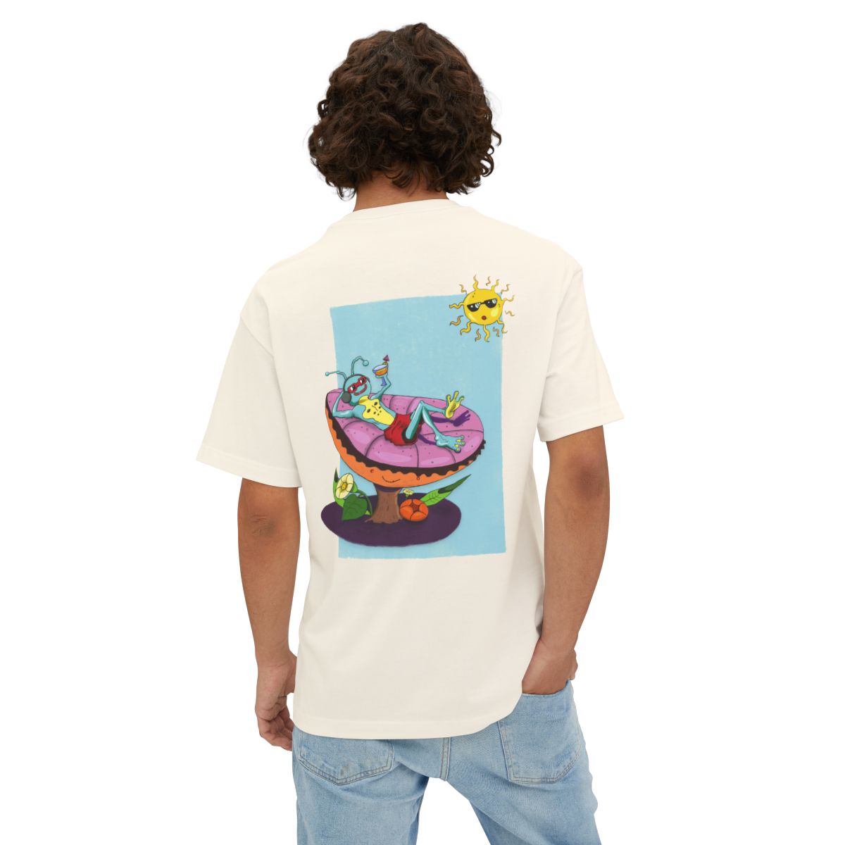 Chill Vibes Ovni Oversized Tee-Summer