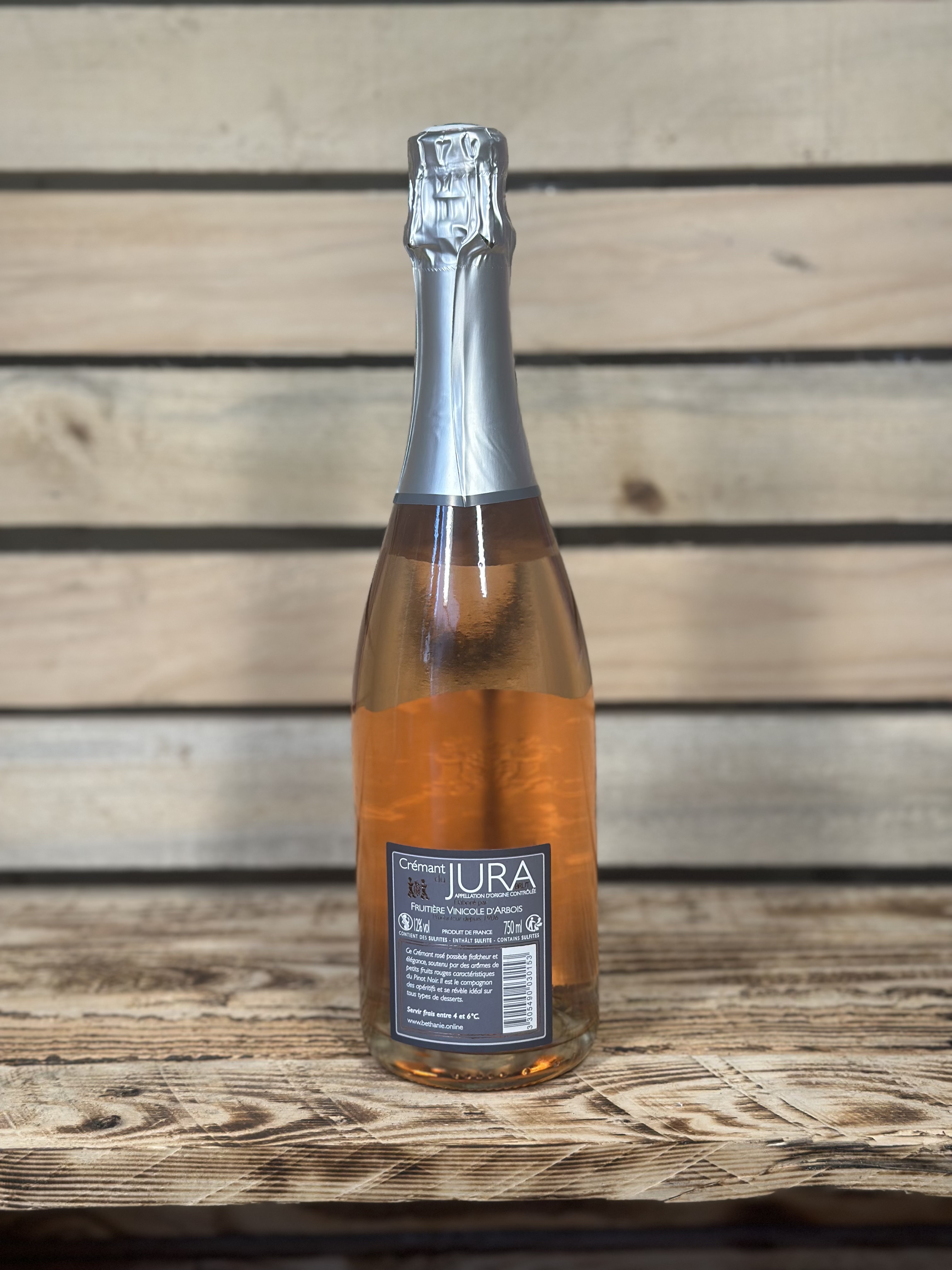 Vin Crémant du Jura rosé