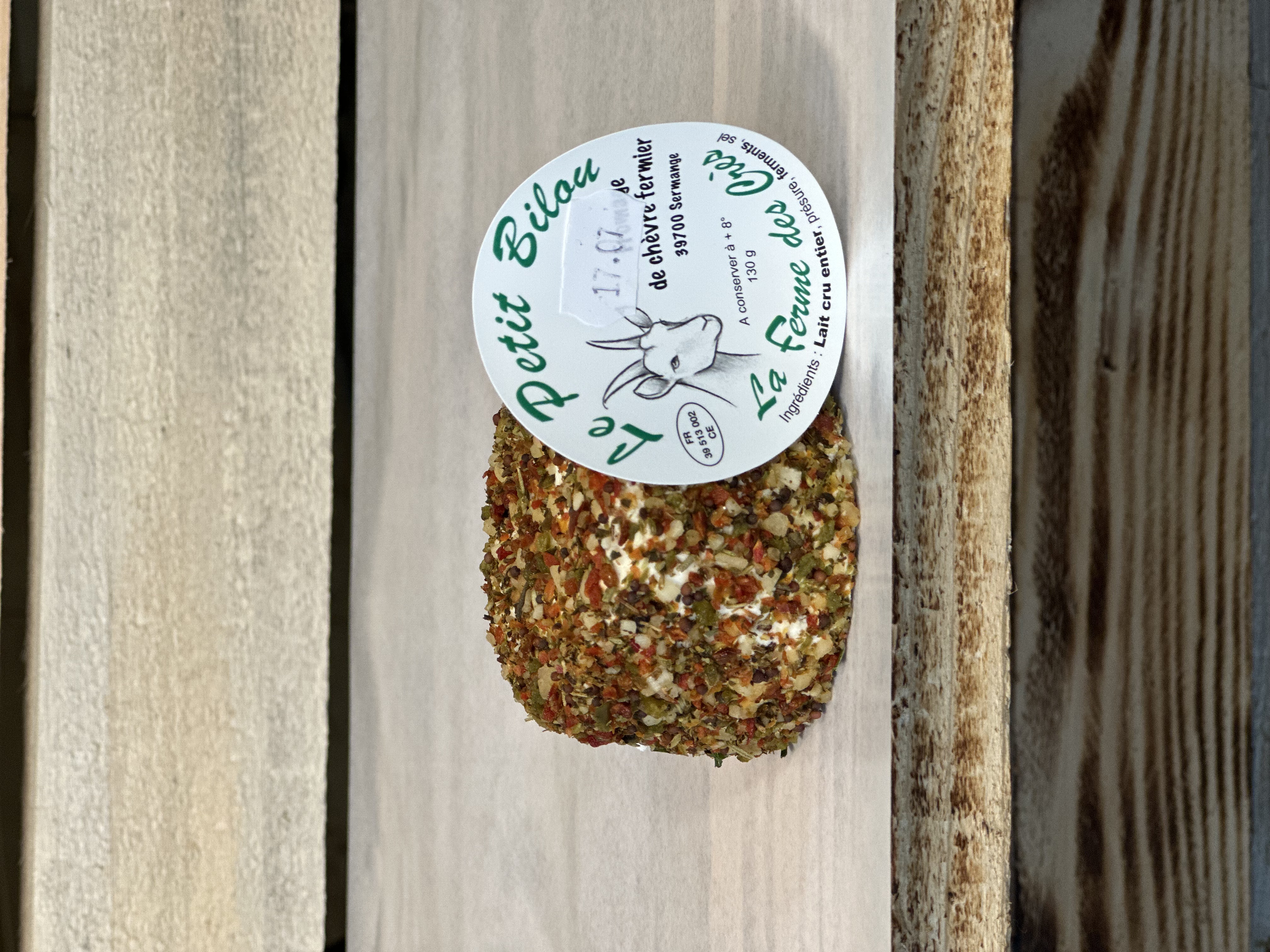 Crottin de chèvre - Poivron/Moutarde/Echalote