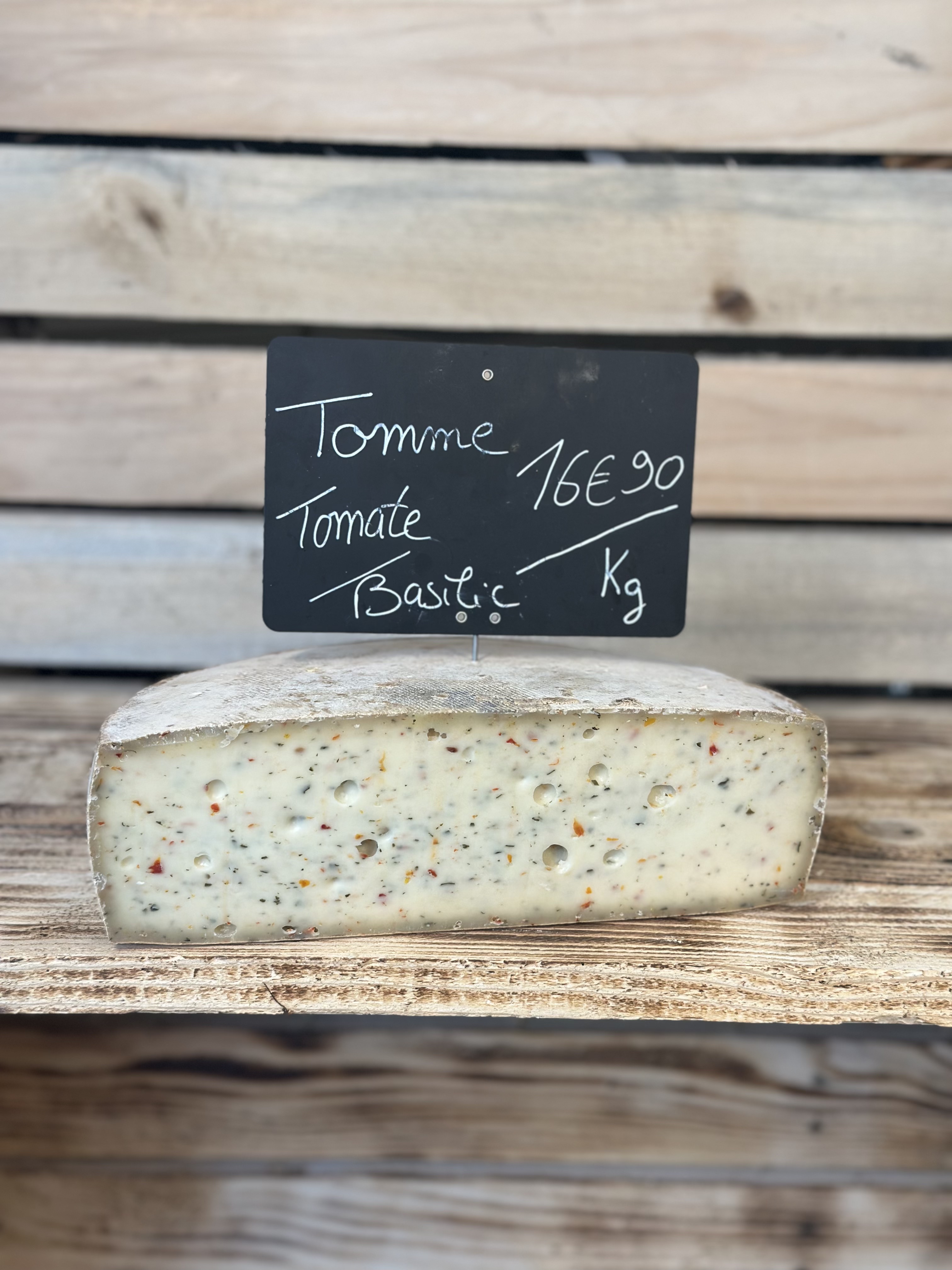 Tomme - Tomate Basilic
