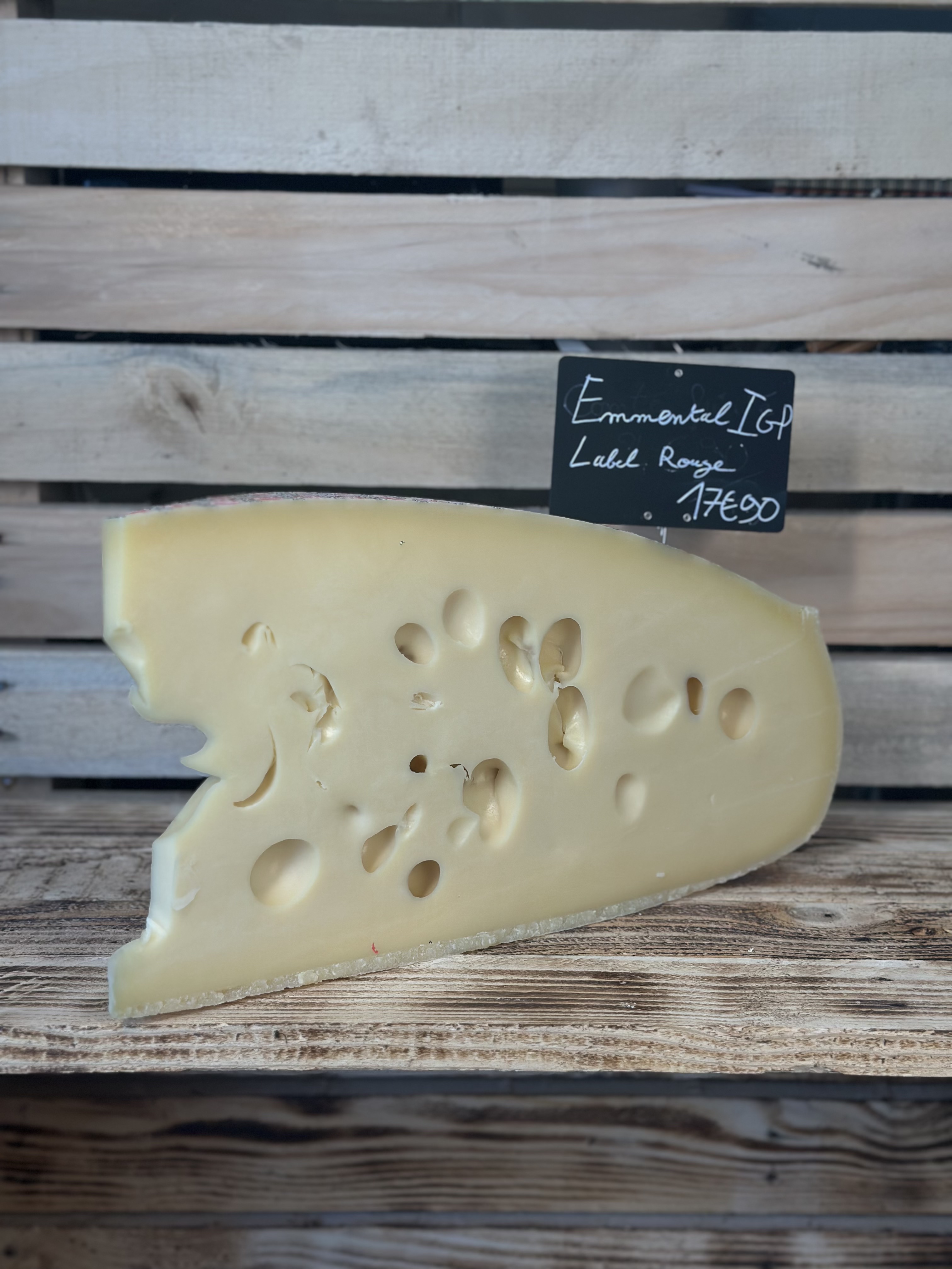 Emmental IGP Label Rouge