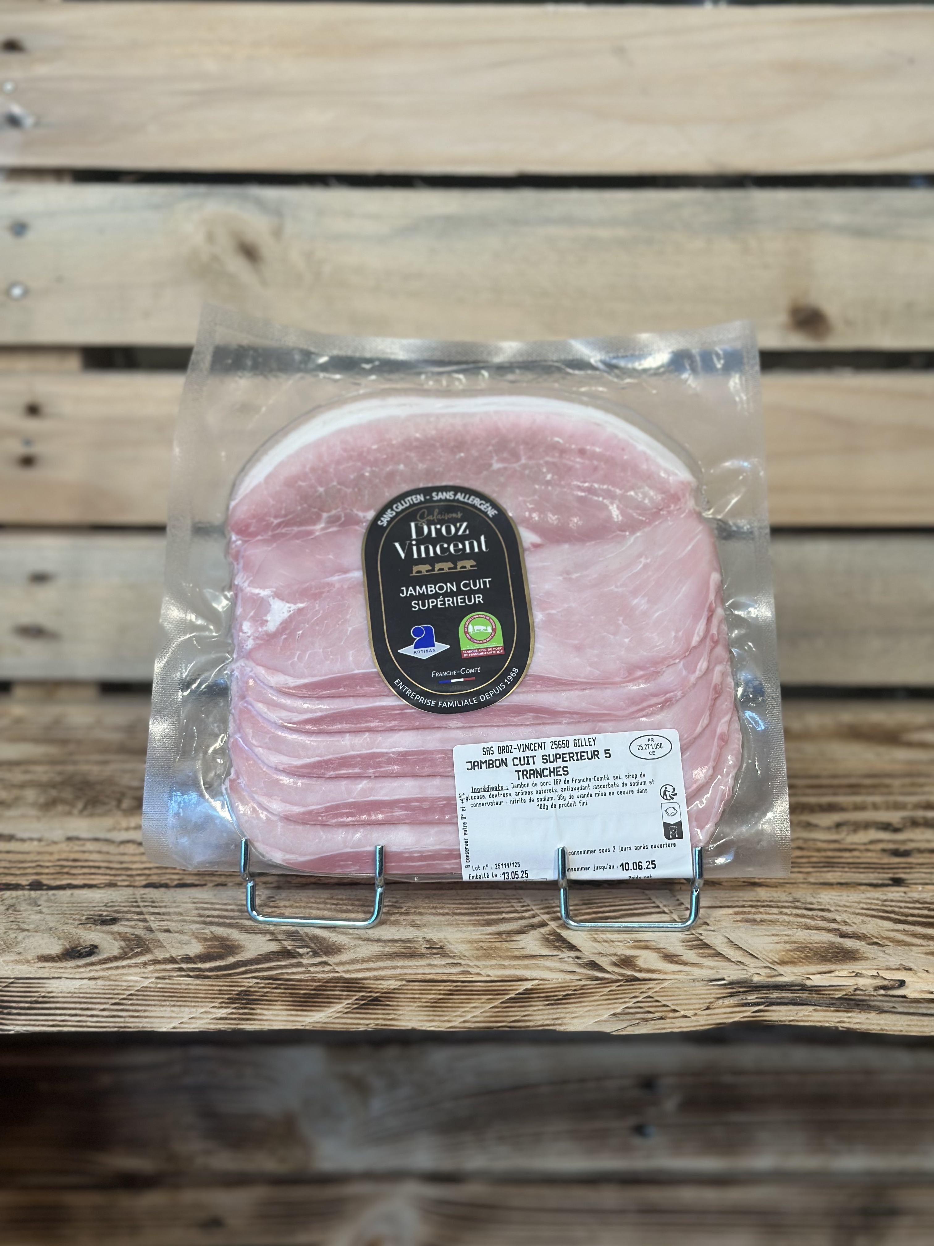 Jambon cuit supérieur