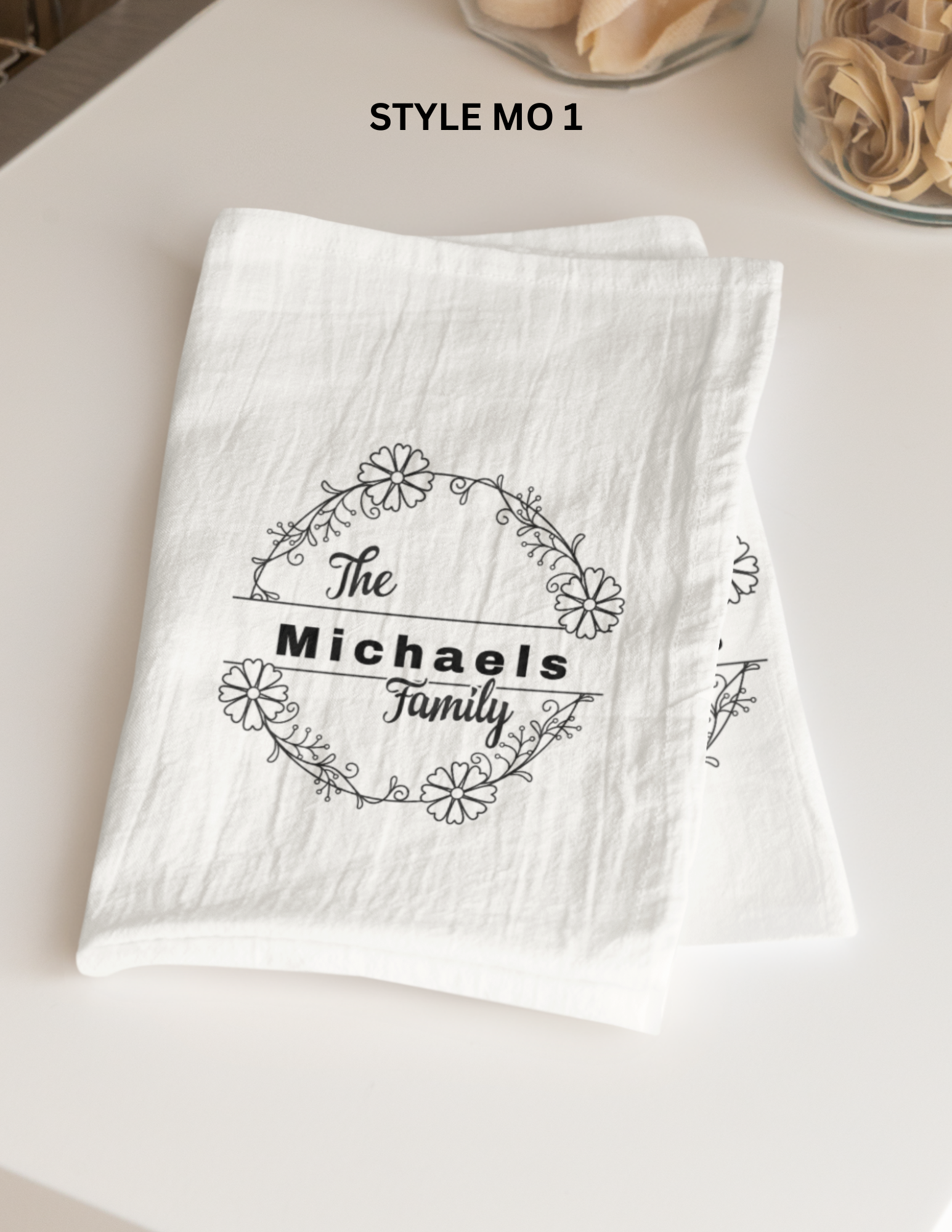 Monogram Kitchen Towels