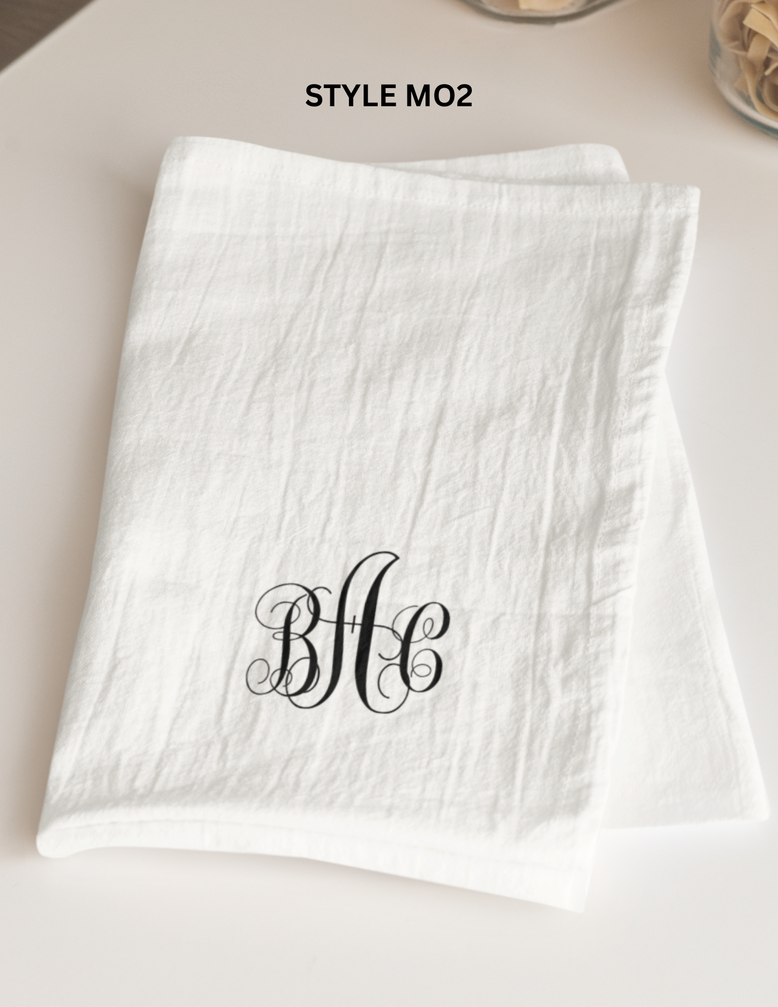 Monogram Kitchen Towels