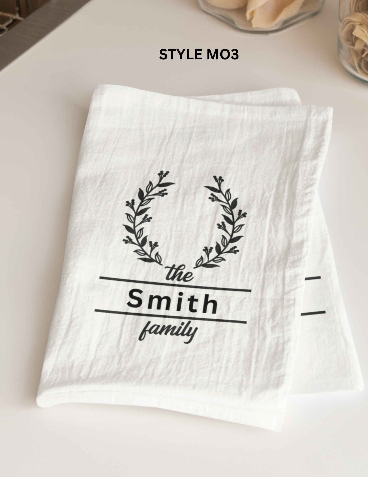 Monogram Kitchen Towels