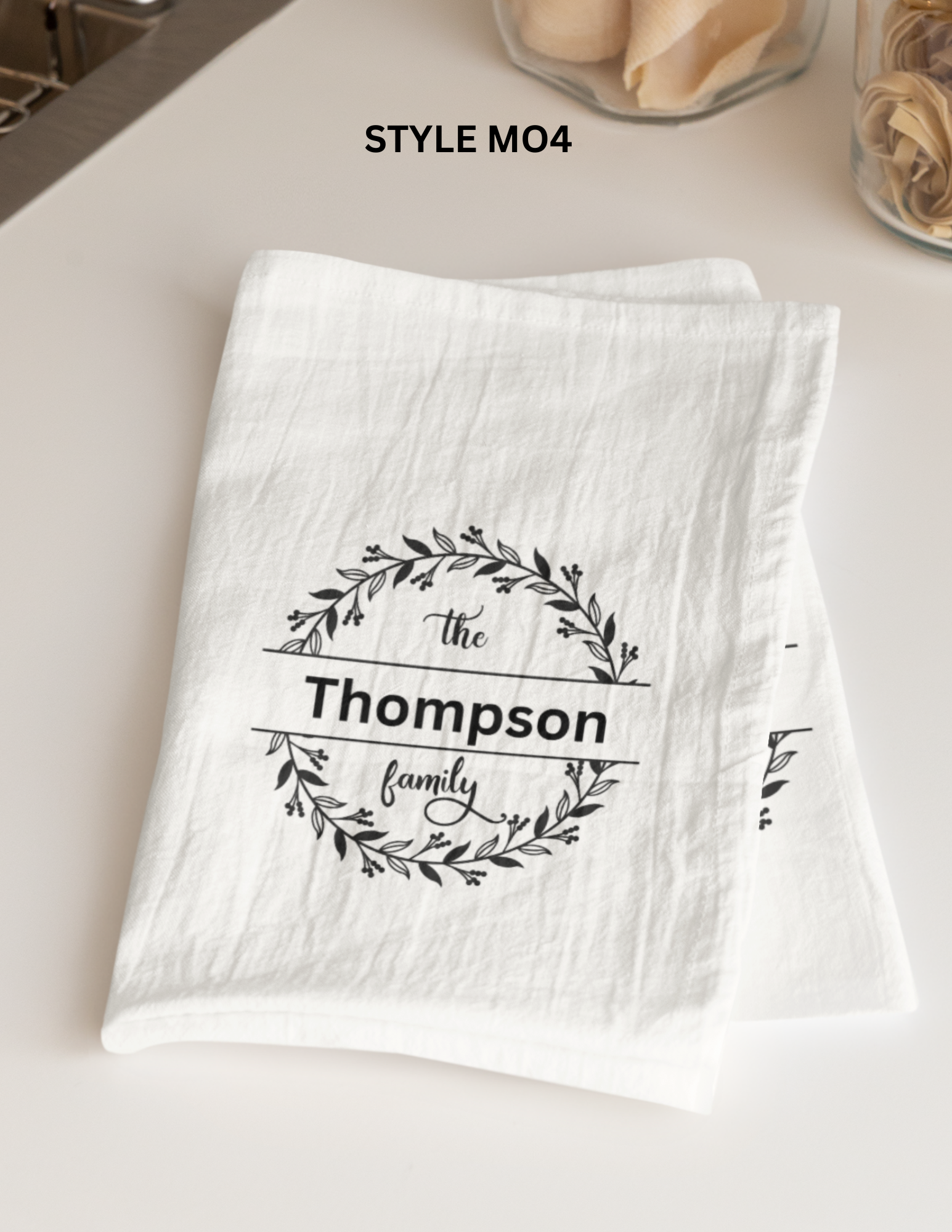 Monogram Kitchen Towels