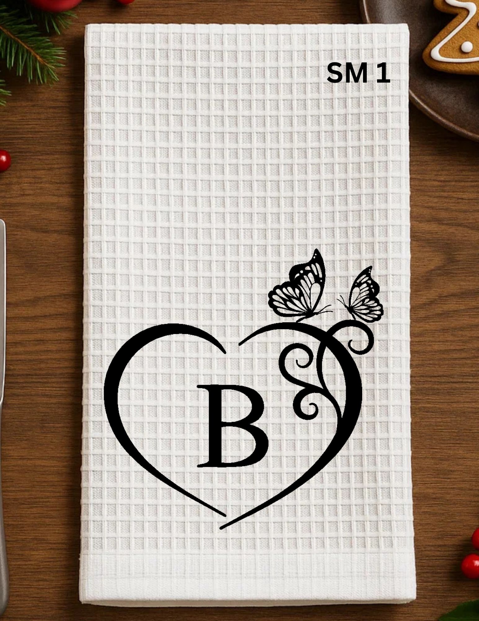 Monogrammed Pillowcases or waffle weave kitchen towels