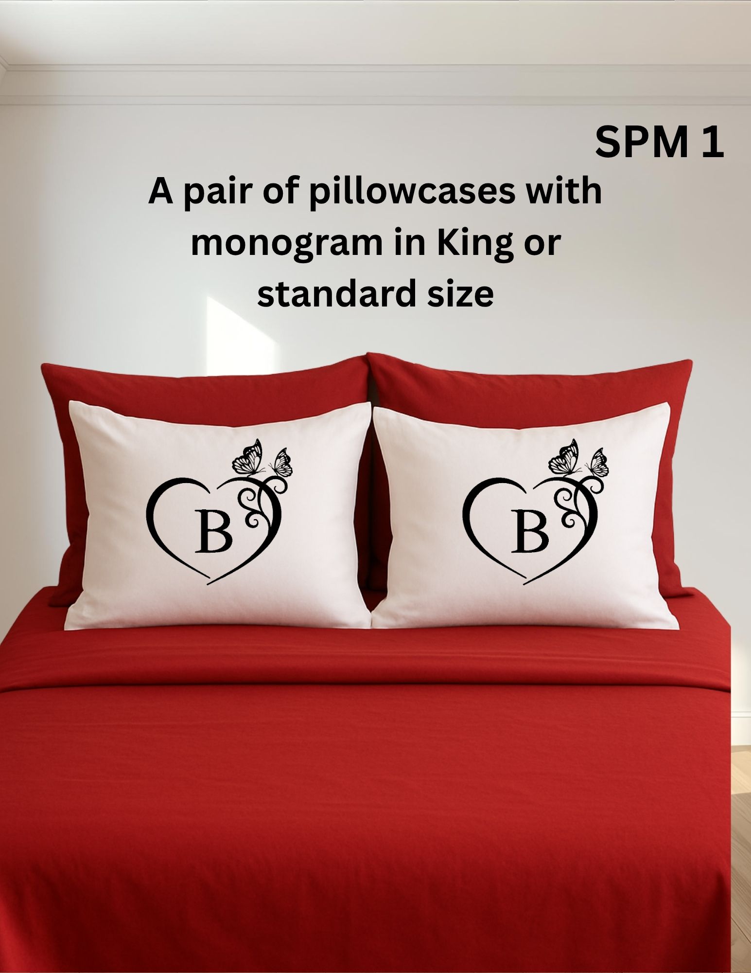 Monogrammed Pillowcases or waffle weave kitchen towels 