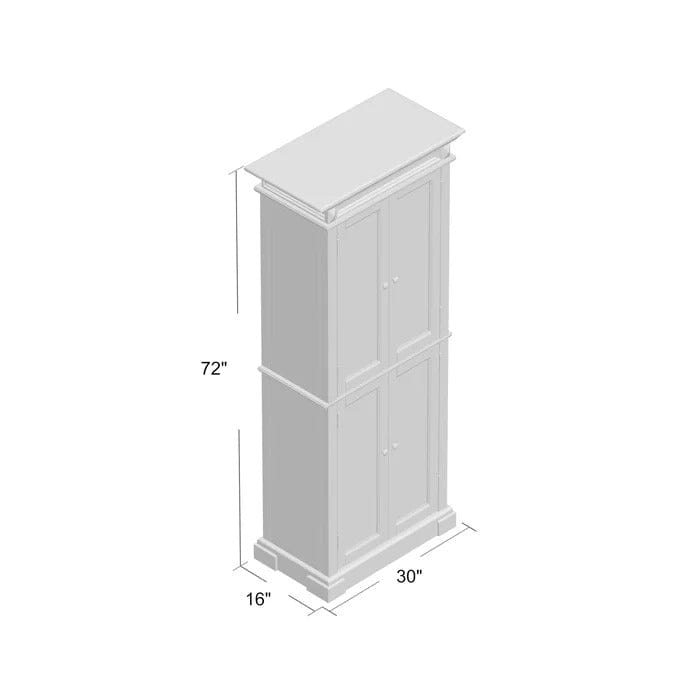 Wooden Pantry Cabinet